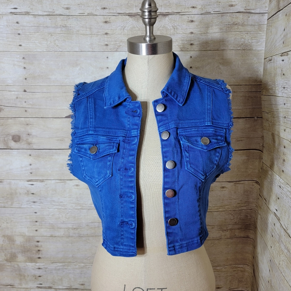 Chiole Blue Denim vest